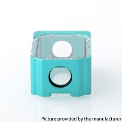 Mission XV Style Aluminum Space Pod Boro Tank for SXK BB Billet AIO Boxx Delro Box Mod Kit - Cyan