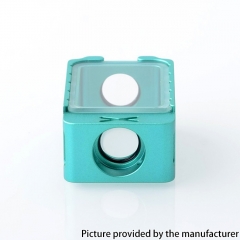 Mission XV Style Aluminum Space Pod Boro Tank for SXK BB Billet AIO Boxx Delro Box Mod Kit - Cyan