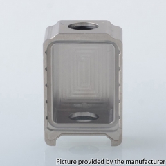 (Ships from Germany)415BT V2 Style Aluminum alloy Boro Tank for SXK BB / Billet AIO Box Mod Kit - Silver