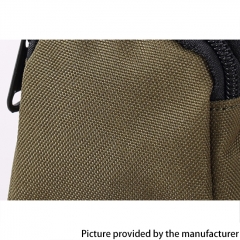 Outdoor Tactical 800D Nylon Double-layer Waist Bag for Camping Hiking - Black