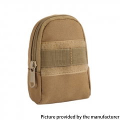 Outdoor Tactical 800D Nylon Waterproof Wear Belt Large-capacity Sports Waist Bag - Khaki