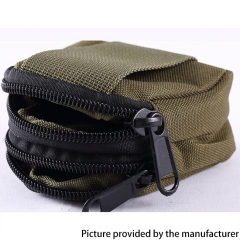 Outdoor Tactical 800D Nylon Double-layer Waist Bag for Camping Hiking - Black