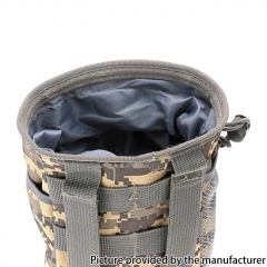 Outdoor Tactical Nylon Waterproof Pull-out Sports Bag for Mountaineering Storage Recycling - ACU