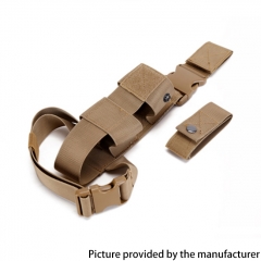 Outdoor Tactical Nylon Hand-held Fire Extinguisher Sleeve Leg Spray Bag Kettle Sleeve - Khaki
