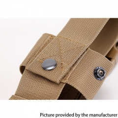 Outdoor Tactical Nylon Hand-held Fire Extinguisher Sleeve Leg Spray Bag Kettle Sleeve - Khaki