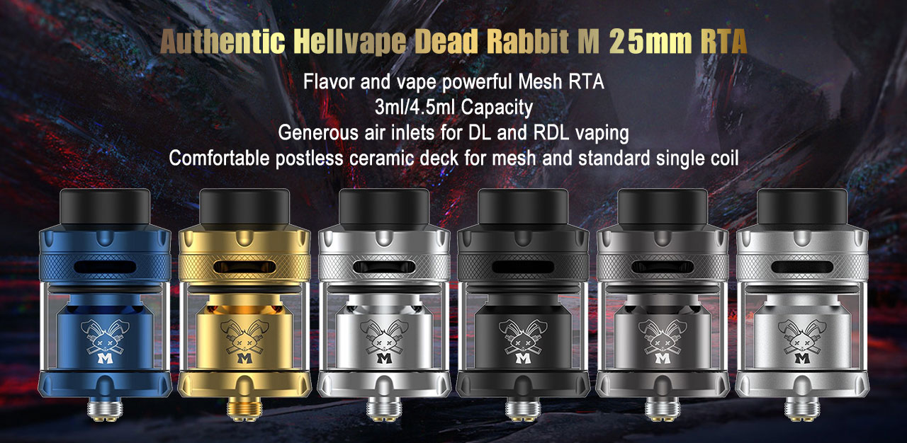 Authentic Hellvape Dead Rabbit M 25mm RTA