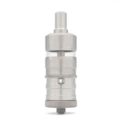 Ulton FEV V4.5S+ Style Titanium Alloy + Glass 23mm RTA Rebuildable Tank Vape Atomizer 4.5ml - Silver