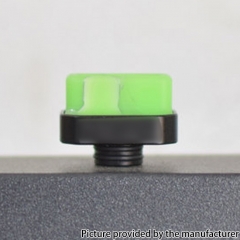 Kontrl Mag Style Aluminum Resin 510 Drip Tip - Black + Green