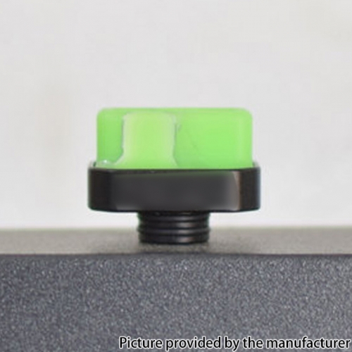 Kontrl Mag Style Aluminum Resin 510 Drip Tip - Black + Green