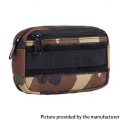 Outdoor Tactical 800D Nylon Sports Belt Bag for Mountaineering Camping Storage - Camouflage