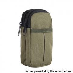 Outdoor Tactical 800D Wear Resistant Nylon Wear Belt Sports Waist Bag for Camping Hiking - Khaki