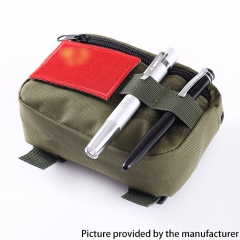 Outdoor Tactical 800D Nylon Sports Belt Bag for Mountaineering Camping Storage - CP