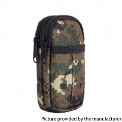 Outdoor Tactical 800D Wear Resistant Nylon Wear Belt Sports Waist Bag for Camping Hiking - Digital Camouflage