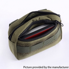 Outdoor Tactical 800D Nylon Sports Belt Bag for Mountaineering Camping Storage - Camouflage