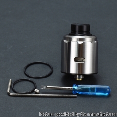 Reload Essential Style 24mm RDA Rebuildable Dripping Vape Atomizer - Silver