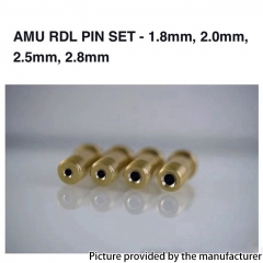 5AVape Hussar AMU Style RBA Replacement RDL Airflow Pins 4PCS - Gold