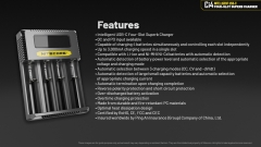 Authentic Nitecore Ci4 Intelligent USB-C Charger - Black