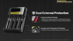 Authentic Nitecore Ci4 Intelligent USB-C Charger - Black