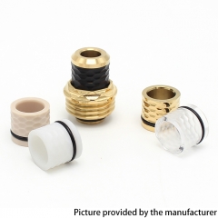 SXK Hussar Vapes Modular DT BxRBB Style Honeycomb Drip Tip Set for BxR BB Billet Box Mod - Gold