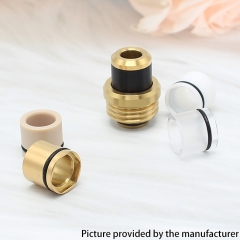 SXK Hussar Vapes Modular DT BxRBB Style Drip Tip Set for BxR BB Billet Box Mod - Gold