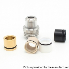 SXK Hussar Vapes Modular DT BxRBB Style Drip Tip Set for BxR BB Billet Box Mod - Silver