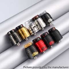 Authentic ThunderHead Creations THC X Mike BLAZE SOLO RDA 24mm 2ml with BF Pin - Black Red