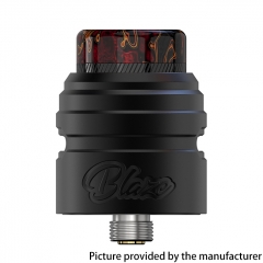 Authentic ThunderHead Creations THC X Mike BLAZE SOLO RDA 24mm 2ml with BF Pin - Matte Black