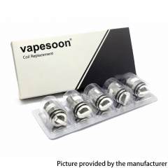 Vapesoon Replacement S1 Coils for Stick V9 Max Kit TFV8 Baby V2 Tank R-kiss Kit 0.15ohm  (5pcs/pack)