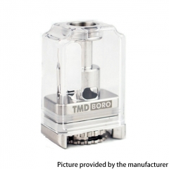 Authentic BP Mods TMD BORO Tank for BB Billet Box Sunbox Zero Naga SXK Supbox Boro Mod 5ml - Silver