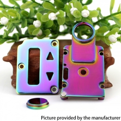 SXK Fire Button Screen Plate Button Plate Set for SXK BB 60W 70W Box Mod Kit - Rainbow