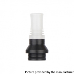 Reewape 810 Drip Tip AS351 for RBA RTA RDA Vape Atomizer - Translucent Black