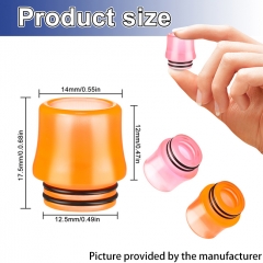 Reewape 810 Drip Tip AS347 for RBA RTA RDA Atomizer - Translucent
