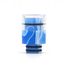 Glass Acrylic 510 Drip Tip for RBA RTA RDA Vape Atomizer - Blue