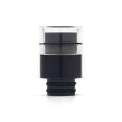 Glass Stainless Steel 510 Drip Tip for RBA RTA RDA Vape Atomizer - Black