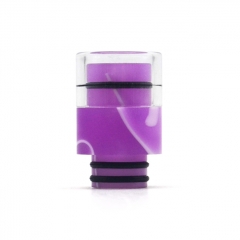 Glass Acrylic 510 Drip Tip for RBA RTA RDA Vape Atomizer - Purple