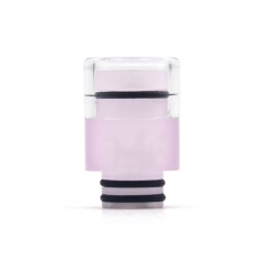 Glass Acrylic 510 Drip Tip for RBA RTA RDA Vape Atomizer - Pure Pink