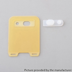 Replacement Tank PEI Cover Plate with Silicone Plug for Boro BB  Billet Tank - Yellow