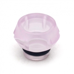 510 Acrylic Drip Tip for RBA RTA RDA Vape Atomizer - Light Purple White