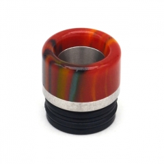 510 810 Drip Tip SS Base Resin Mouthpiece Convertible Replacement Drip Tip for RTA RDA Vape Atomizer - Red