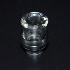 510 Drip Tip Resin + Glass Mouthpiece for RTA RDA Atomizer ( B Version ) - Black
