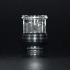 510 Drip Tip Resin + Glass Mouthpiece for RTA RDA Atomizer ( B Version ) - Black
