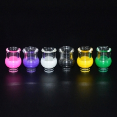 510 Drip Tip Resin + Glass Mouthpiece for RTA RDA Atomizer ( B Version ) - Black