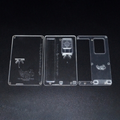 SSPP Styple Sturdy Super Secret Front Black Panel for the Cthulhu AIO Box Mod - Full Clear