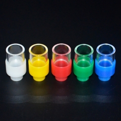 510 Drip Tip POM + Glass Mouthpiece for RTA RDA Atomizer - Yellow
