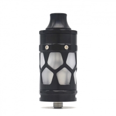 Typhoon Taifun GTV GT5 Style 25mm RTA Rebuildable Tank Vape Atomizer 6ml - Black