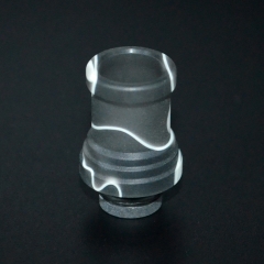 Acrylic 510 Drip Tip Mouthpiece for RTA RDA Tank  -  Black