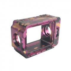 Mission XV Style Aluminum Alloy Space Pod Boro Tank for SXK BB Billet AIO Box Mod Kit - Camouflage Purple