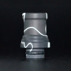 Acrylic 510 Drip Tip Mouthpiece for RTA RDA Vape Tank  -  Black