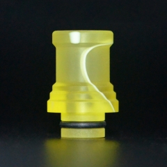 Acrylic 510 Drip Tip Mouthpiece for RTA RDA Vape Tank  -  Yellow