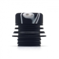 Resin 810 Drip Tip Tower Mouthpiece for RTA RDA Vape Tank - Full Black